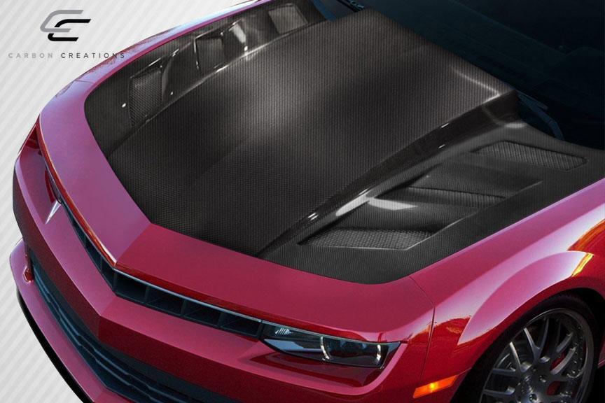 2010-2015 Chevrolet Camaro Carbon Creations AM-S Carbon Fiber Hood - Image 2