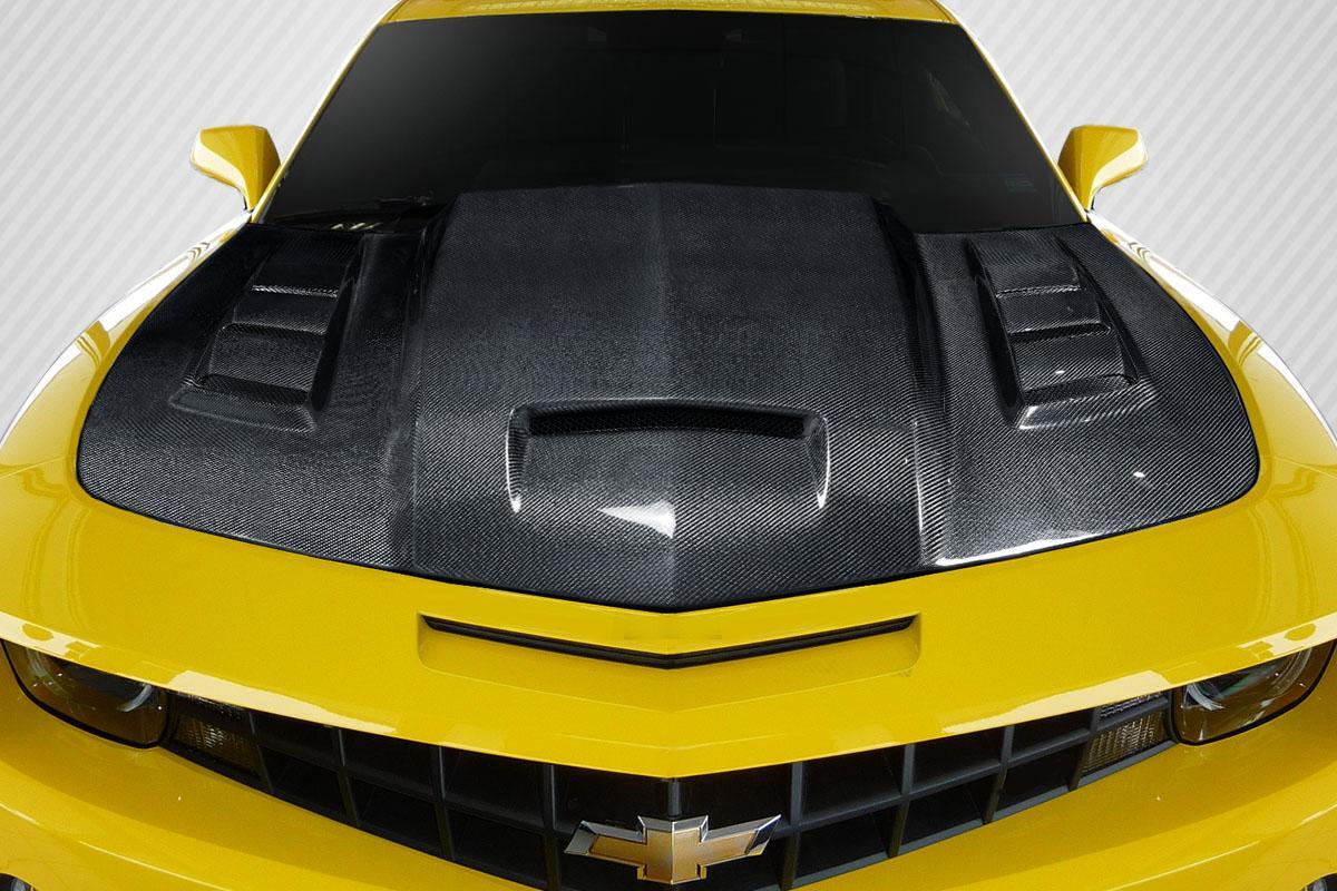 2010-2015 Chevrolet Camaro Carbon Creations TS-2 Carbon Fiber Hood - Image 1