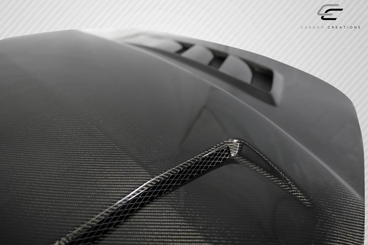2010-2015 Chevrolet Camaro Carbon Creations TS-2 Carbon Fiber Hood - Image 5