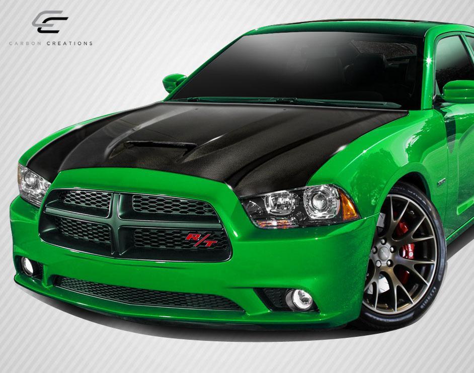 2011-2014 Dodge Charger Carbon Creations SRT2 Carbon Fiber Hood - Image 2