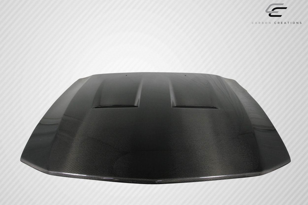 2005-2009 Ford Mustang Carbon Creations CVX Carbon Fiber Hood - Image 3