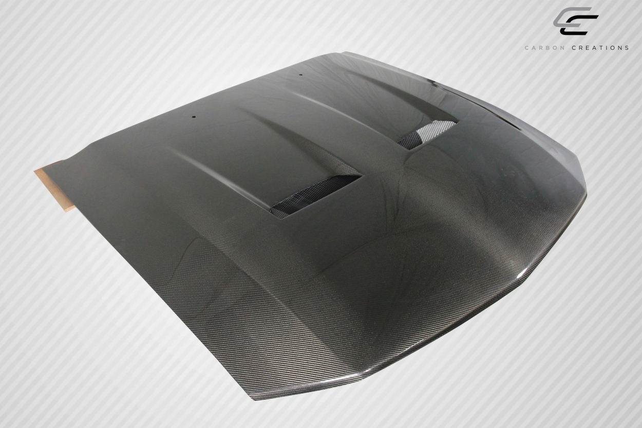 2005-2009 Ford Mustang Carbon Creations CVX Carbon Fiber Hood - Image 4