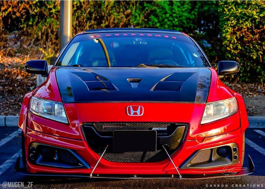 2011-2016 Honda CR-Z Carbon Creations AM-S Carbon Fiber Hood - Image 2