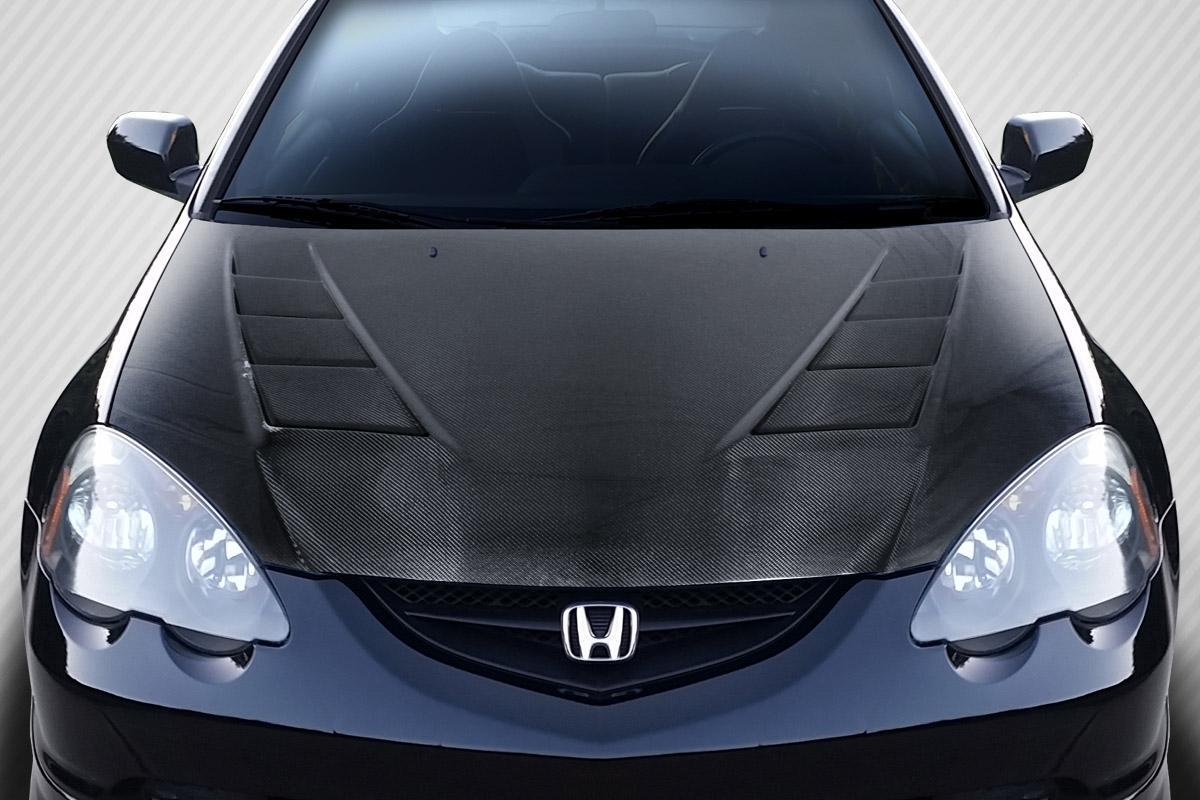 2002-2006 Acura RSX Carbon Creations TS-2 Carbon Fiber Hood - Image 3
