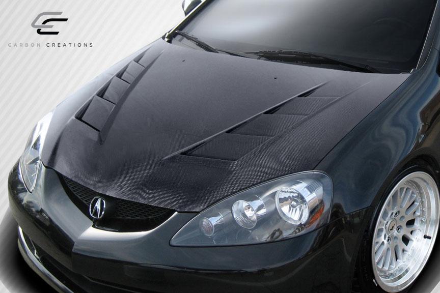 2002-2006 Acura RSX Carbon Creations TS-2 Carbon Fiber Hood - Image 4