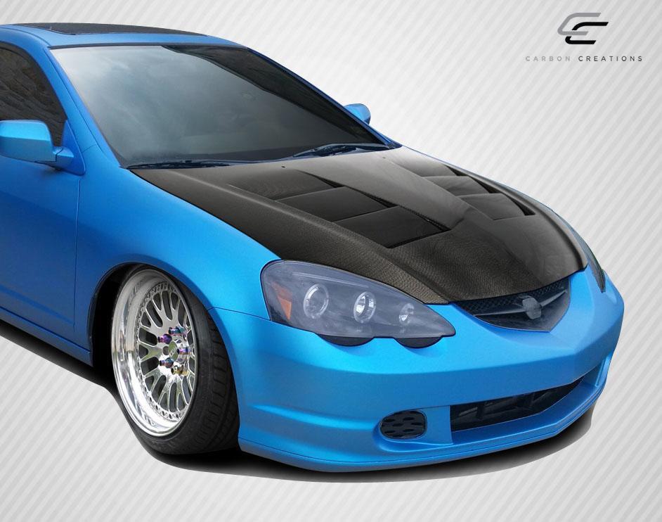 2002-2006 Acura RSX Carbon Creations TS-1 Carbon Fiber Hood - Image 2