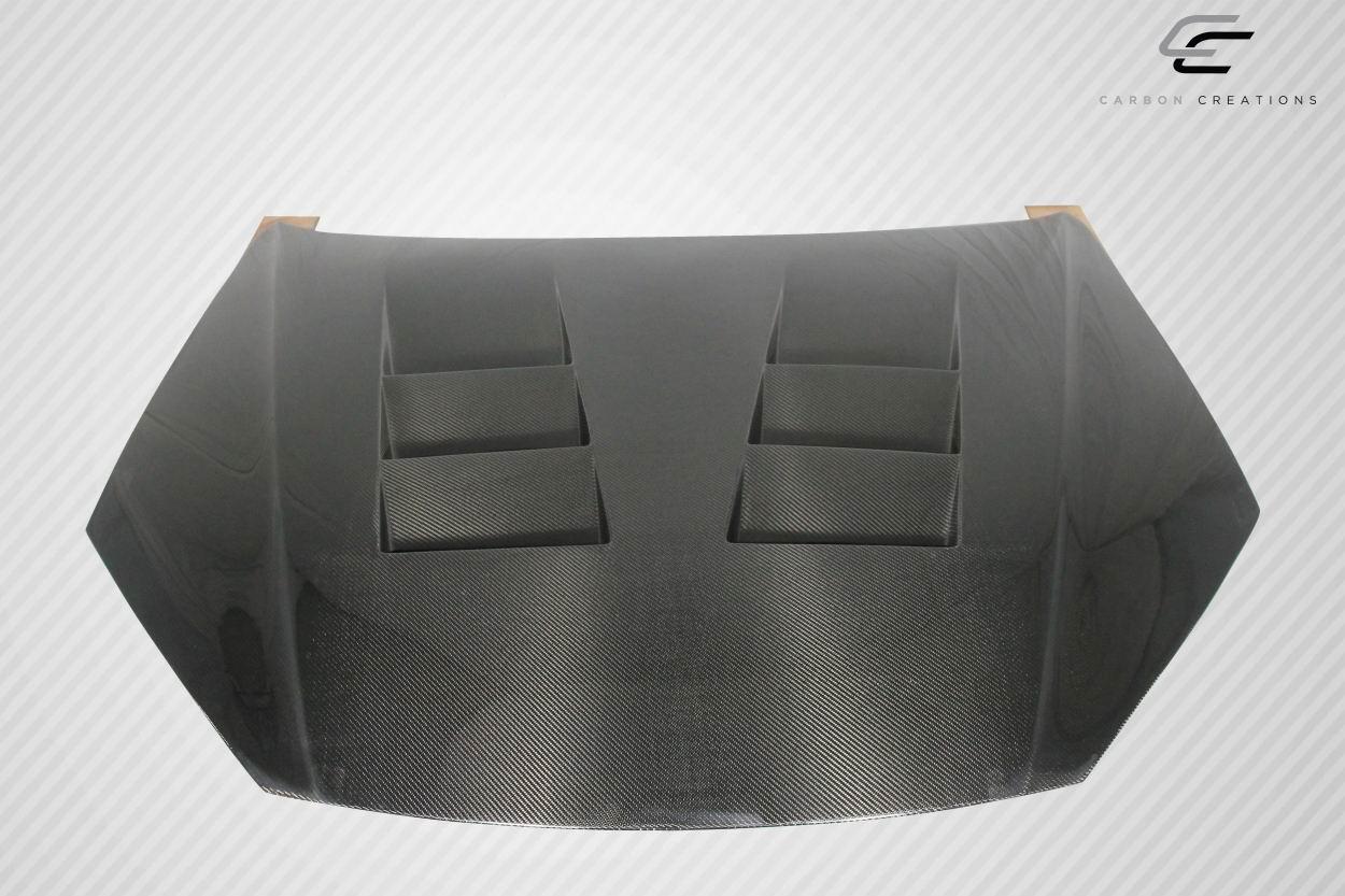 2013-2016 Hyundai Genesis Carbon Creations TS-1 Carbon Fiber Hood - Image 3