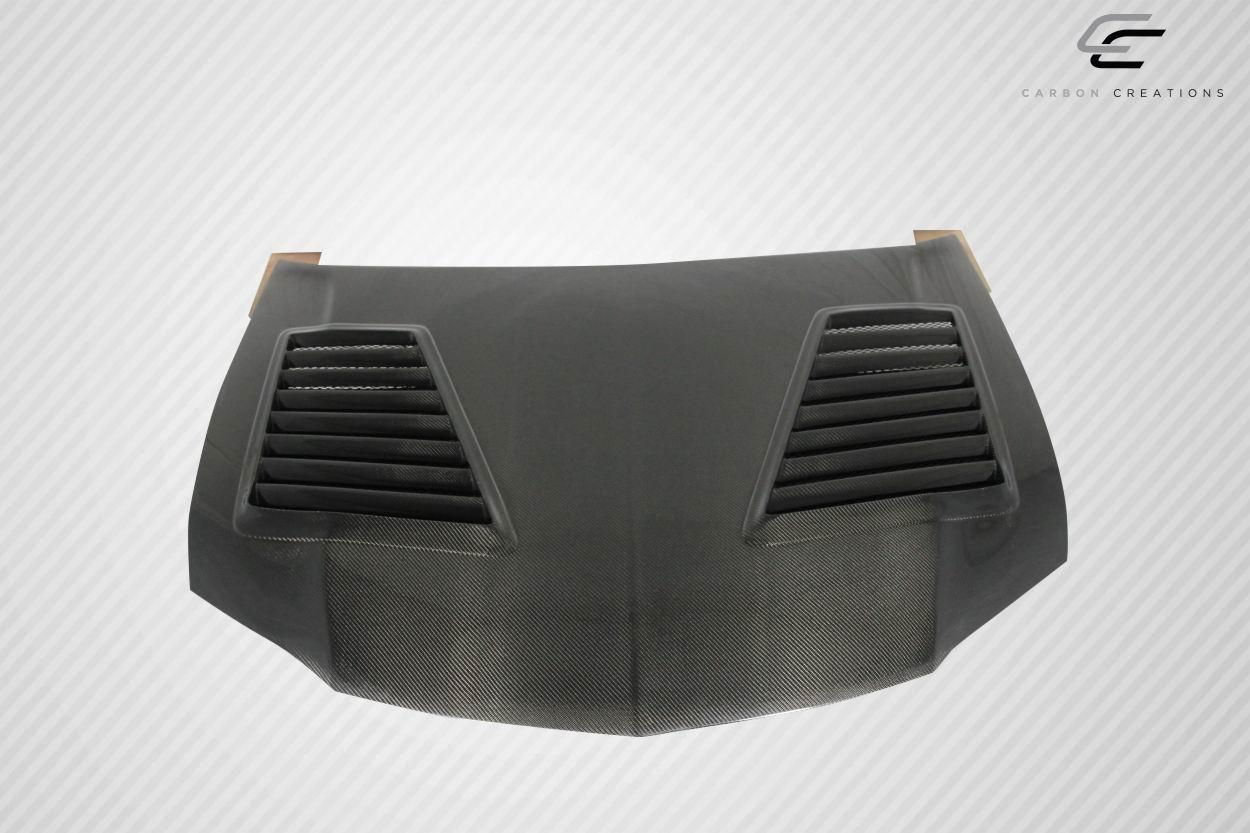 2003-2006 Mitsubishi Evolution Carbon Creations Track Carbon Fiber Hood - Image 3