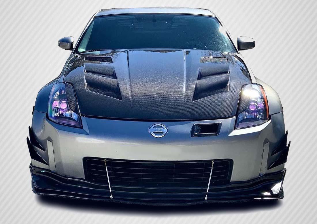 2003-2006 Nissan 350Z Carbon Creations AM-S Carbon Fiber Hood - Image 1