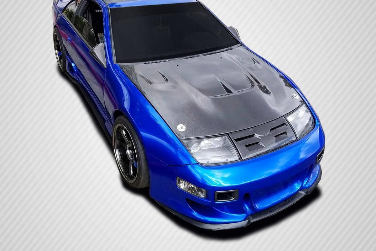 1990-1996 Nissan 300ZX Carbon Creations Type B Carbon Fiber Hood - Image 1