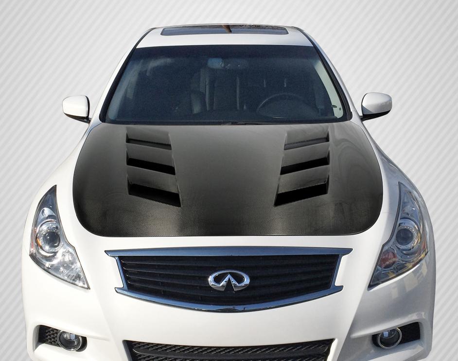 2007-2013 Infiniti G Sedan Carbon Creations AM-S Carbon Fiber Hood - Image 1