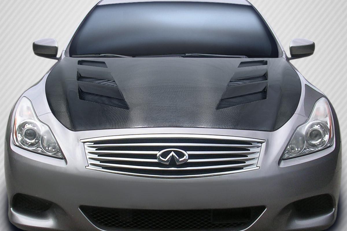 2008-2015 Infiniti G Coupe Carbon Creations AM-S Carbon Fiber Hood - Image 1