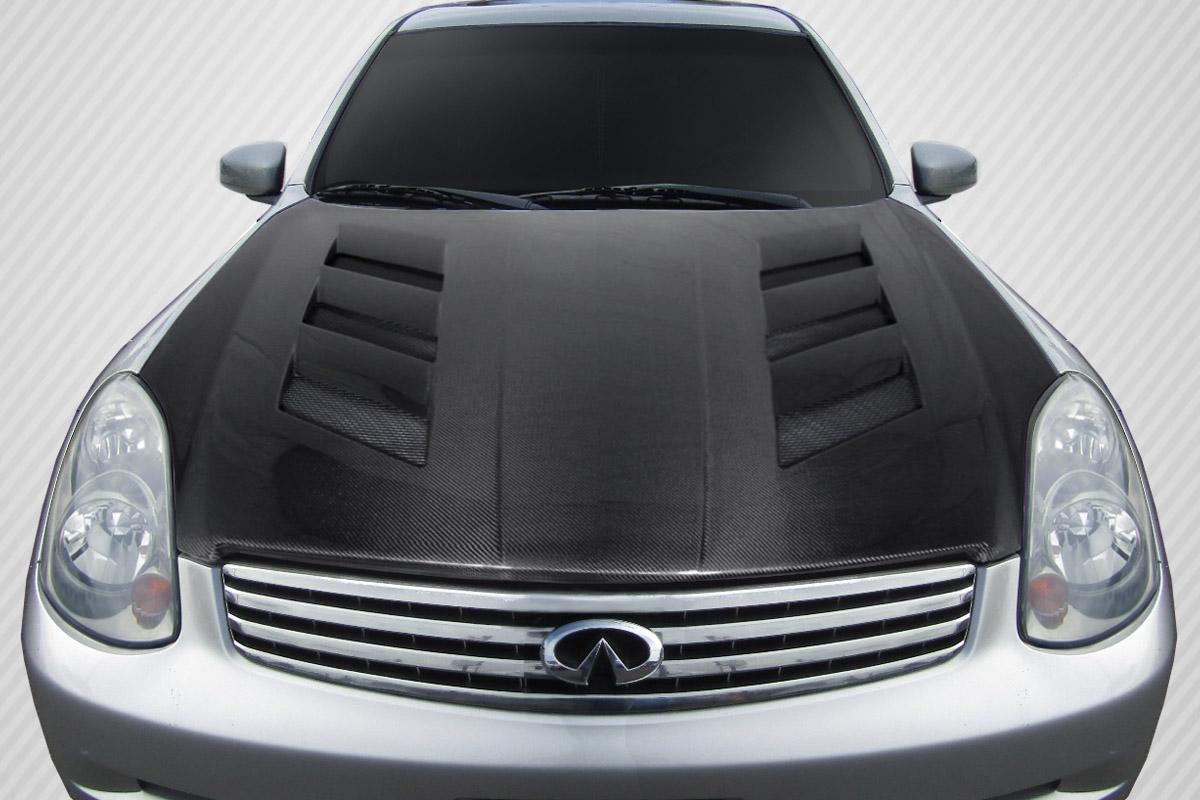 2003-2004 Infiniti G Sedan Carbon Creations AM-S Carbon Fiber Hood - Image 1