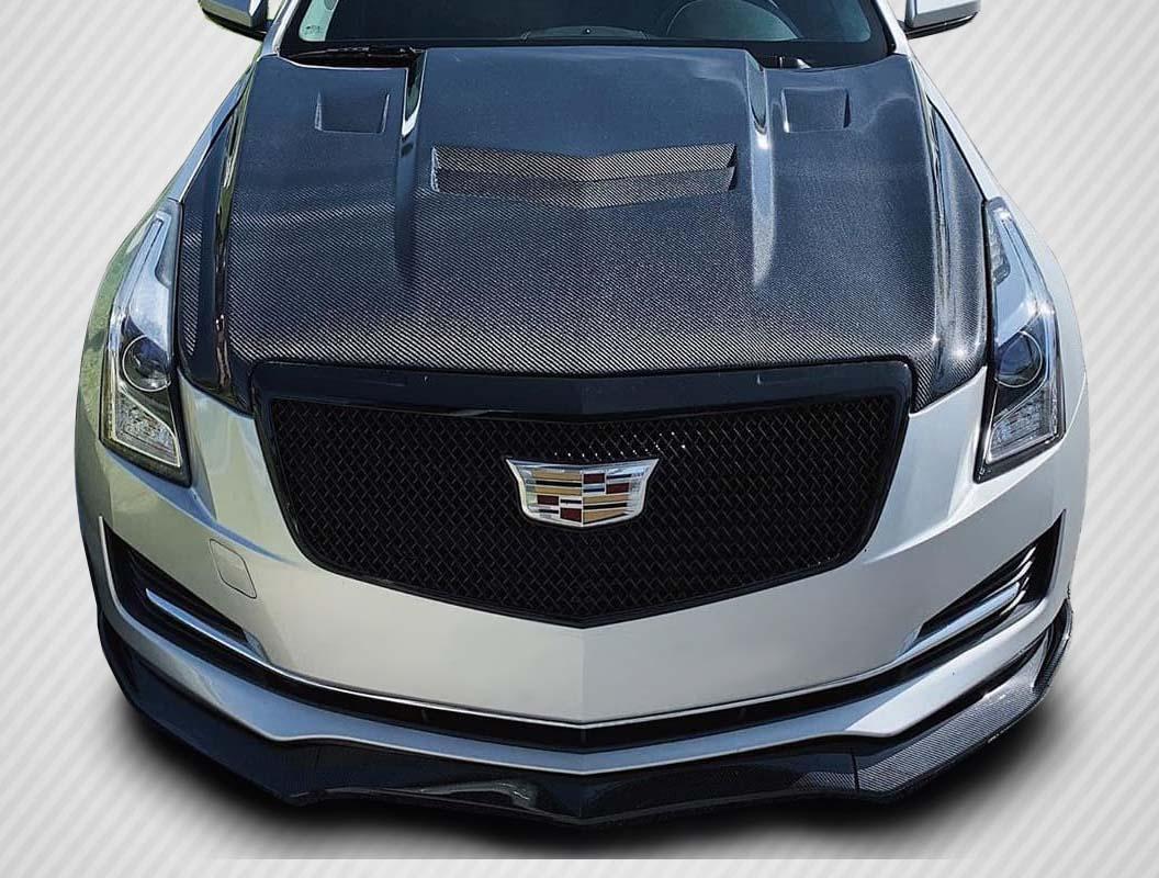 2012-2019 Cadillac ATS Carbon Creations AC-1 Carbon Fiber Hood - Image 1