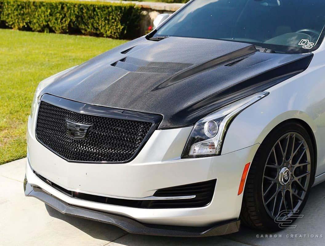 2012-2019 Cadillac ATS Carbon Creations AC-1 Carbon Fiber Hood - Image 3