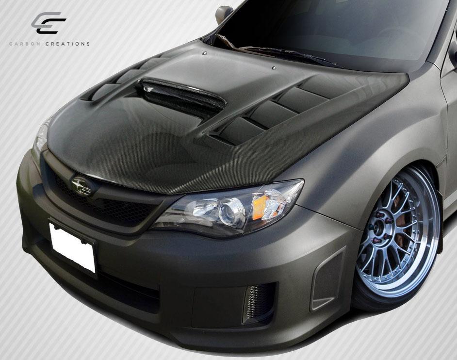 2008-2014 Subaru Impreza Carbon Creations VR-S Carbon Fiber Hood - Image 2