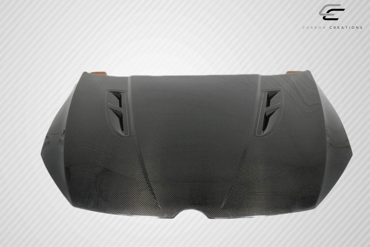 2015-2021 Volkswagen Golf Carbon Creations K Design Carbon Fiber Hood - Image 3