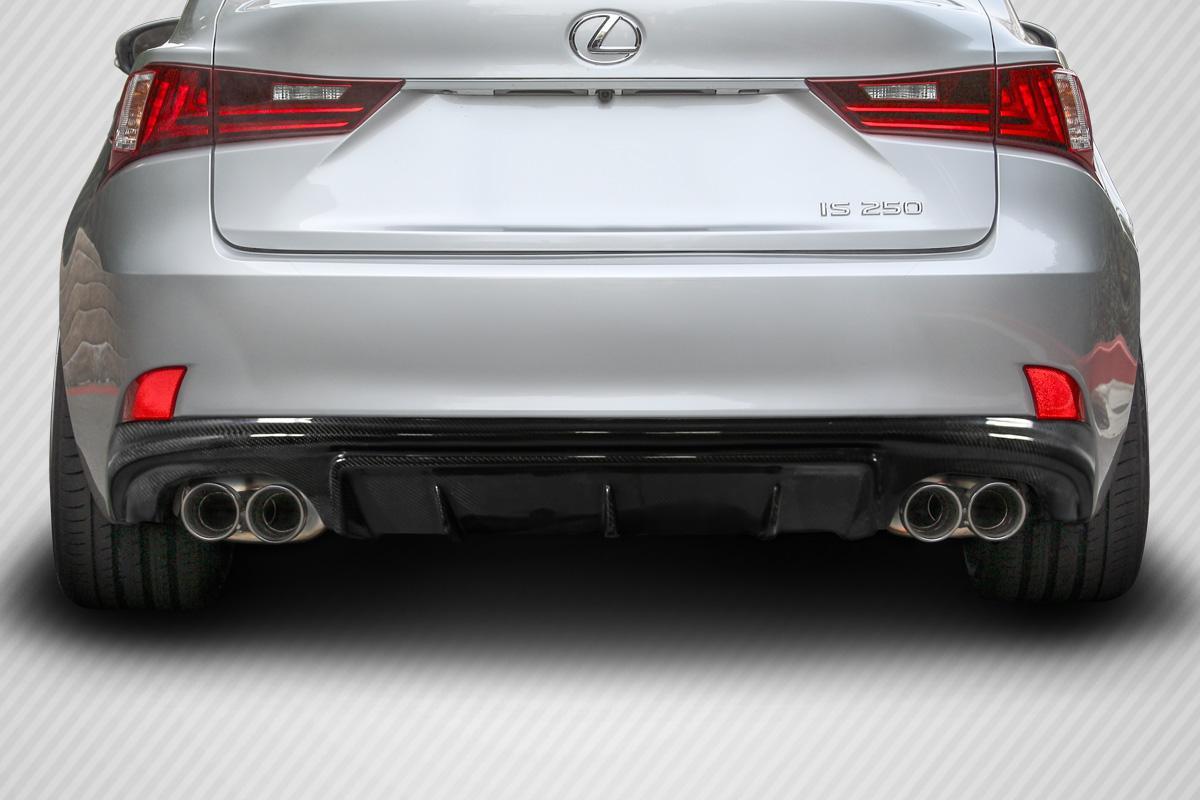 2014-2016 Lexus IS Carbon Creations AM Design Carbon Fiber Rear Lip - Image 1