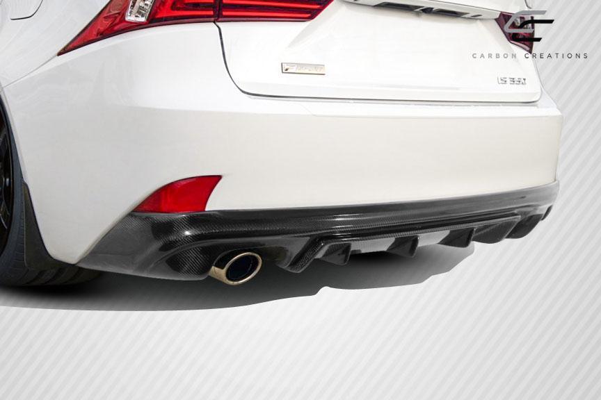 2014-2016 Lexus IS Carbon Creations AM Design Carbon Fiber Rear Lip - Image 2