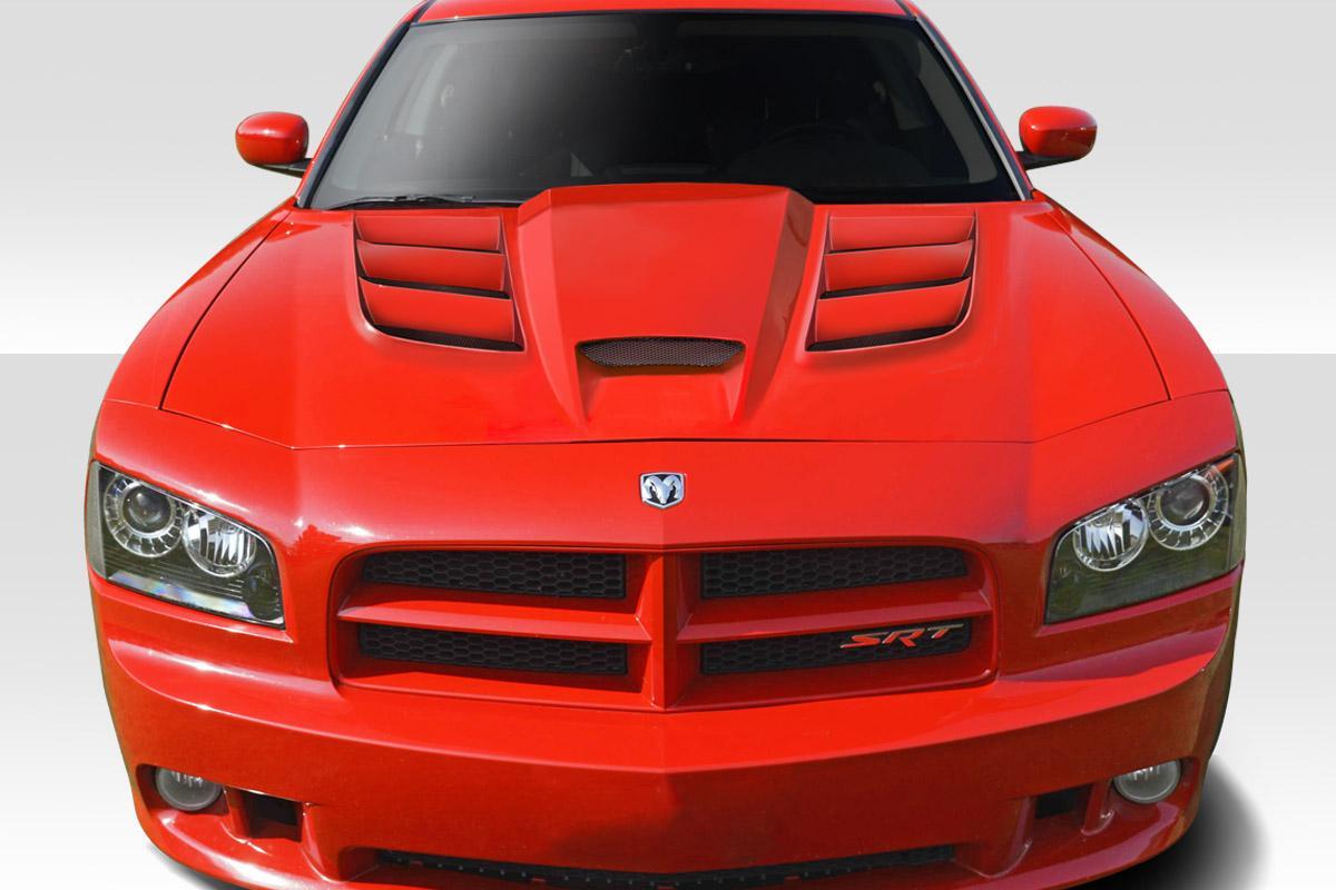 2006-2010 Dodge Charger Duraflex Viper Look Hood - Image 1