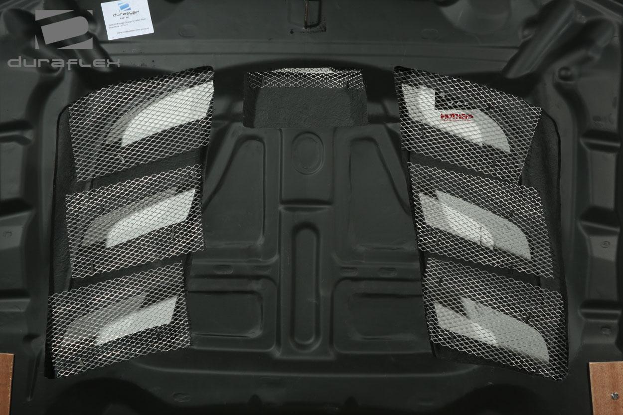 2011-2014 Dodge Charger Duraflex Viper Look Hood - Image 6
