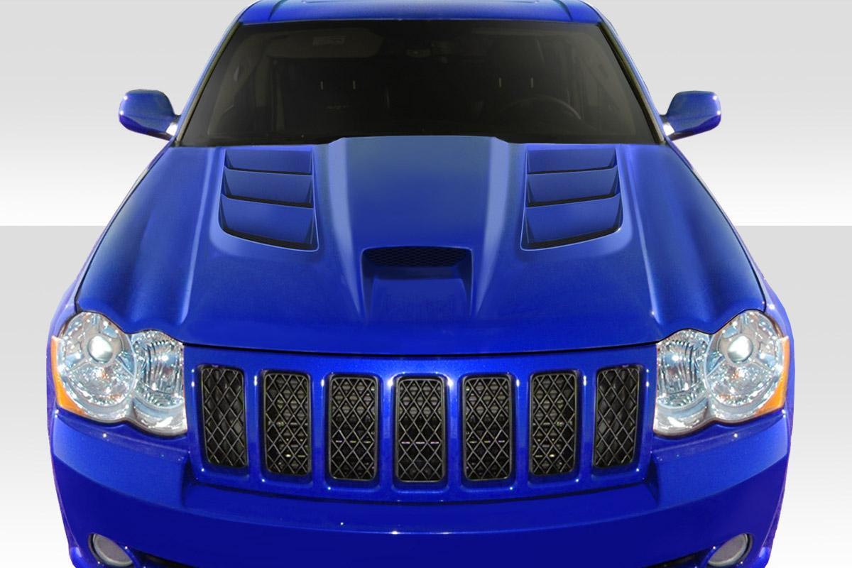 2005-2010 Jeep Grand Cherokee Duraflex Viper Look Hood - Image 1