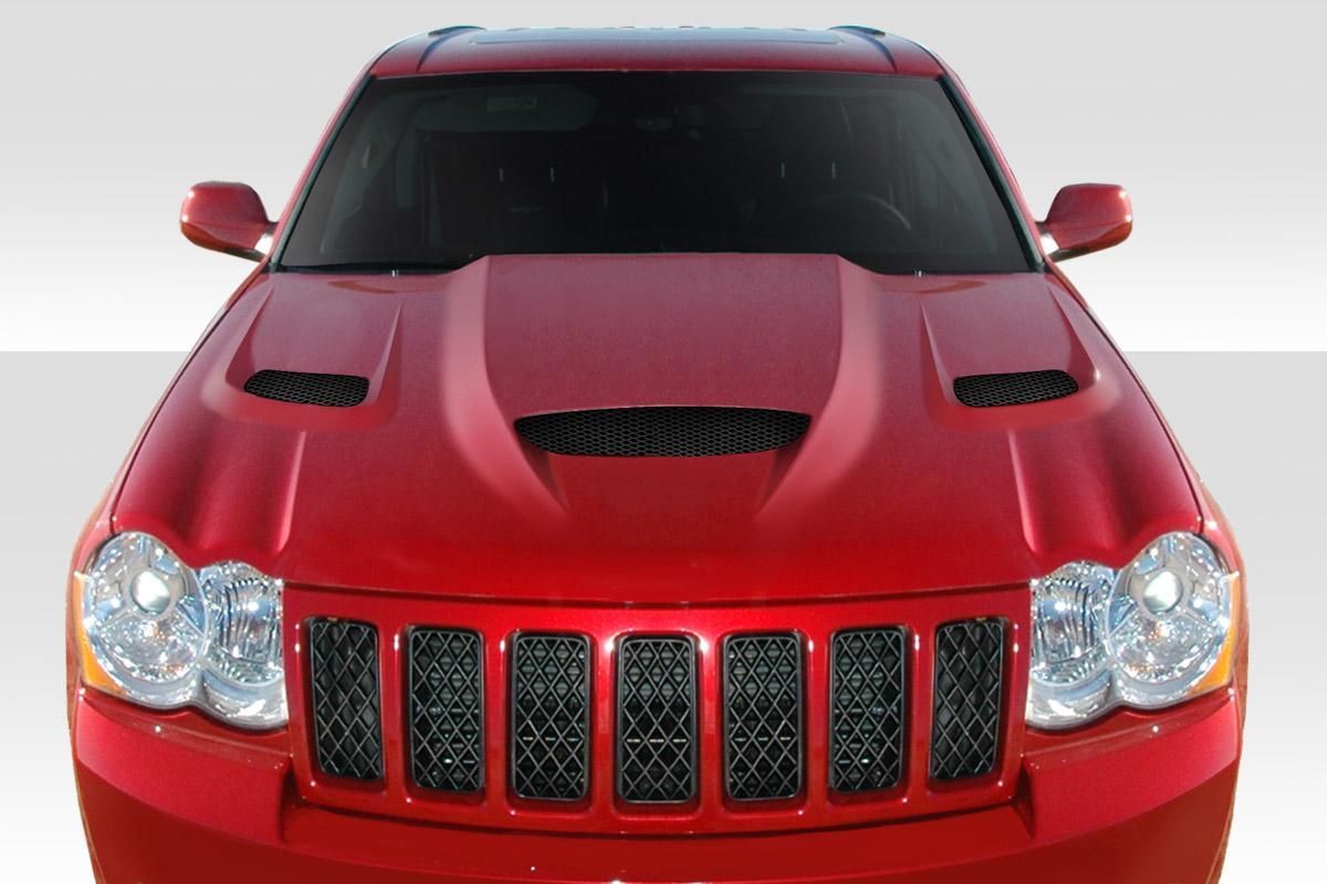 2005-2010 Jeep Grand Cherokee Duraflex Hellcat Look Hood - Image 1