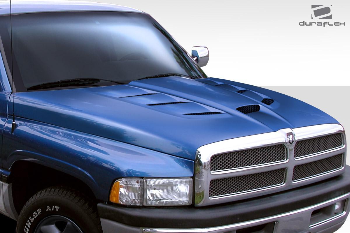 1994-2001 Dodge Ram Duraflex Viper Look Hood - Image 2