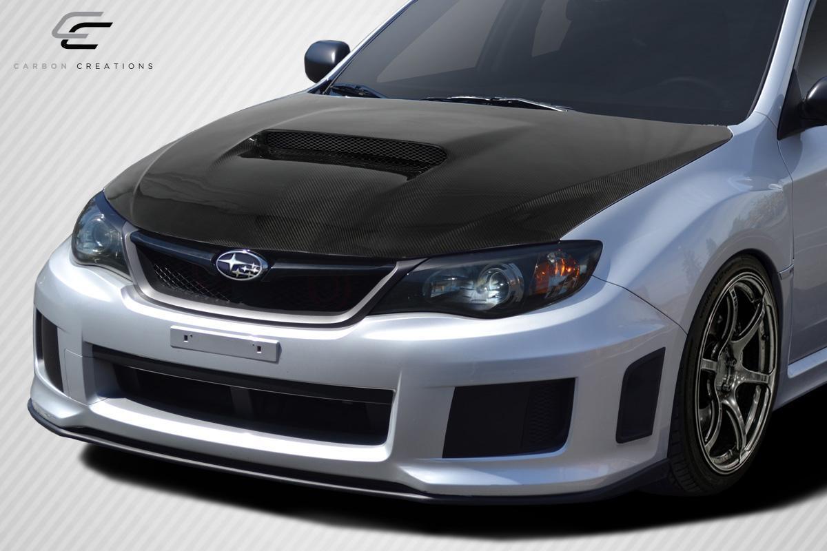 2008-2014 Subaru Impreza Carbon Creations STI Carbon Fiber Hood - Image 2