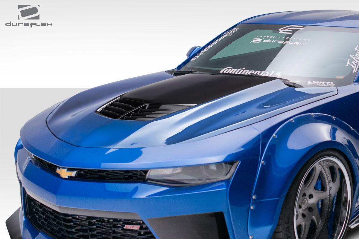 2016-2023 Chevrolet Camaro Duraflex Grid Hood - Image 4