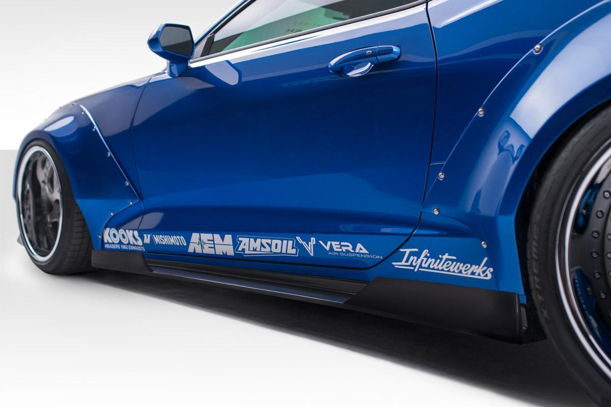 2016-2023 Chevrolet Camaro Duraflex Grid Side Skirts - Image 1