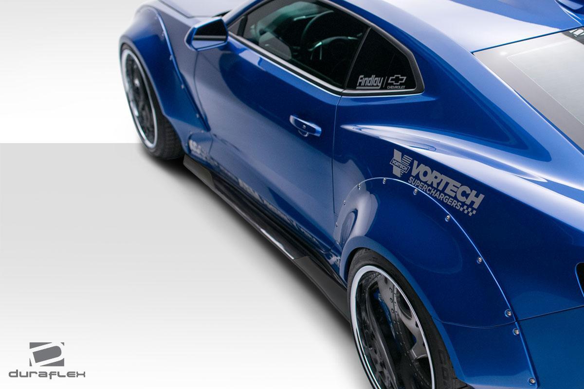 2016-2023 Chevrolet Camaro Duraflex Grid Side Skirts - Image 4