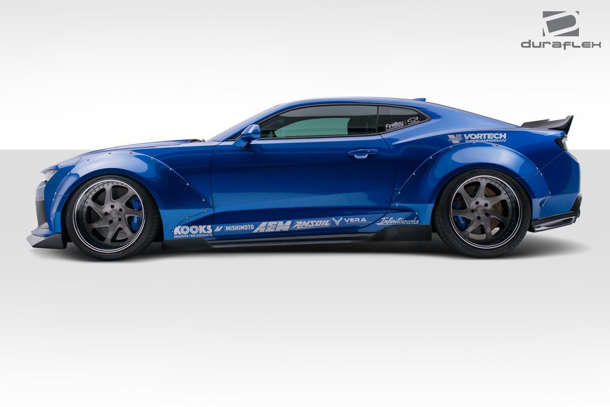 2016-2023 Chevrolet Camaro Duraflex Grid Side Skirts - Image 6