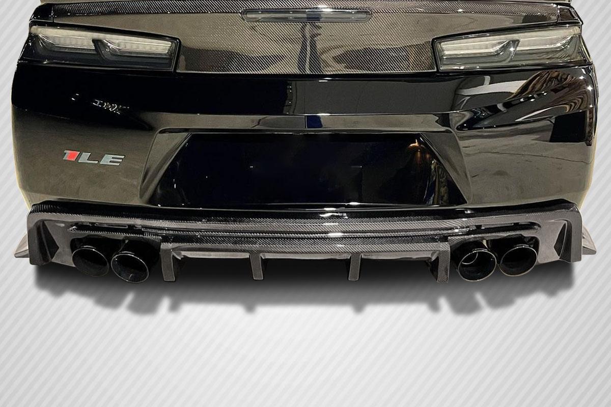 2016-2018 Chevrolet Camaro Carbon Creations Grid Carbon Fiber Rear Lip - Image 4