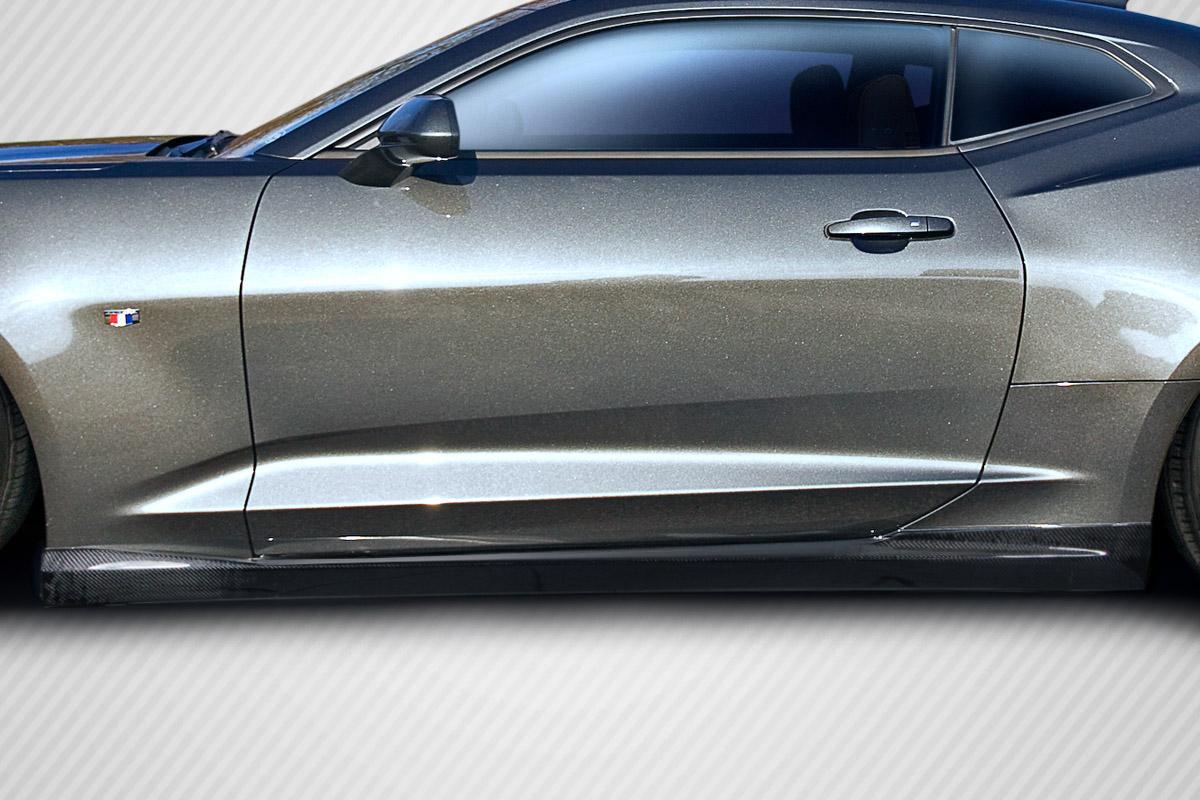 2016-2023 Chevrolet Camaro Carbon Creations GM-X Carbon Fiber Side Skirts - Image 1