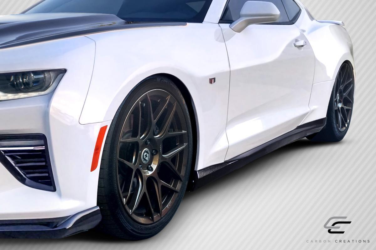 2016-2023 Chevrolet Camaro Carbon Creations GM-X Carbon Fiber Side Skirts - Image 2