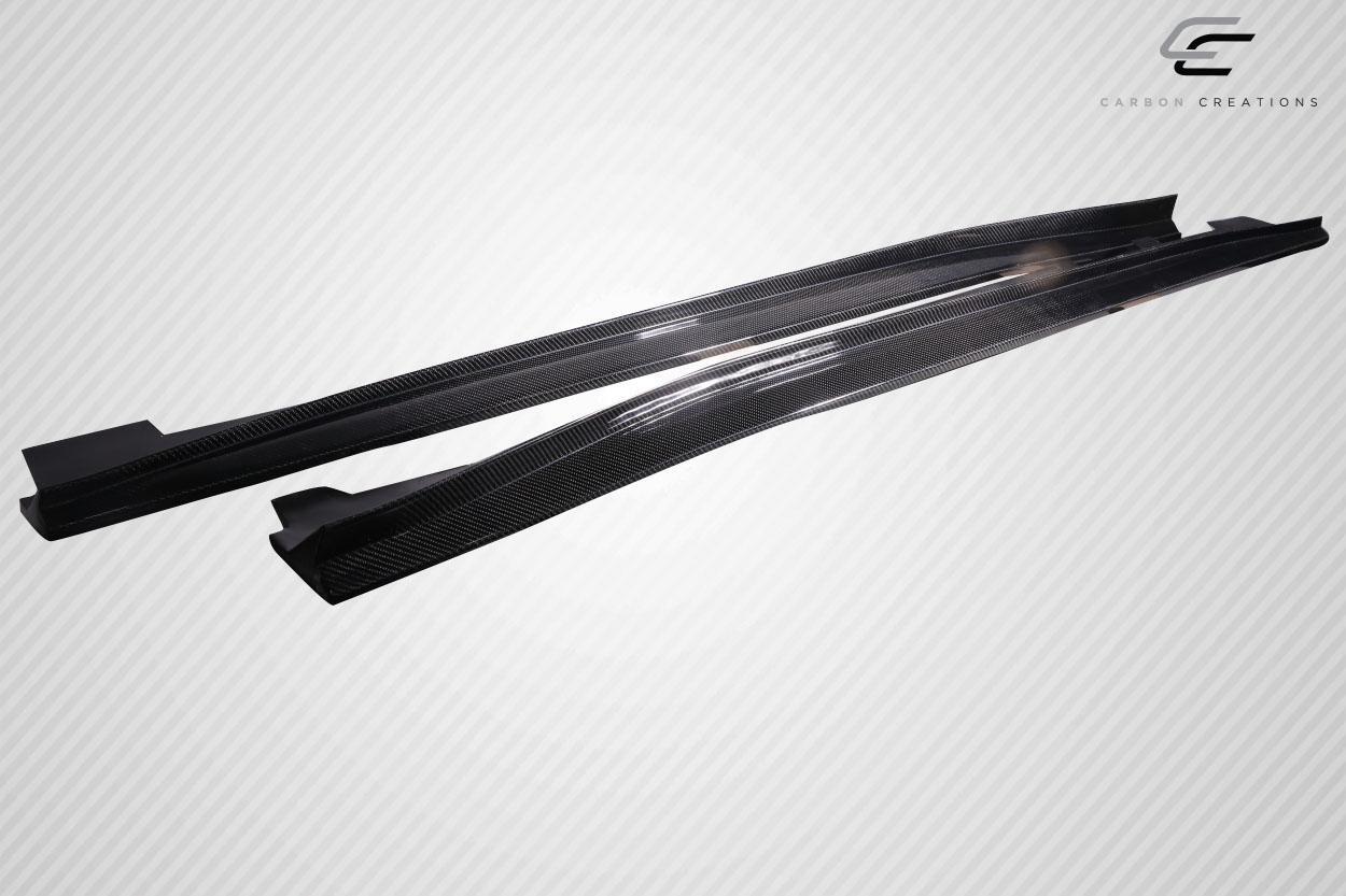 2016-2023 Chevrolet Camaro Carbon Creations Grid Carbon Fiber Side Skirts - Image 8