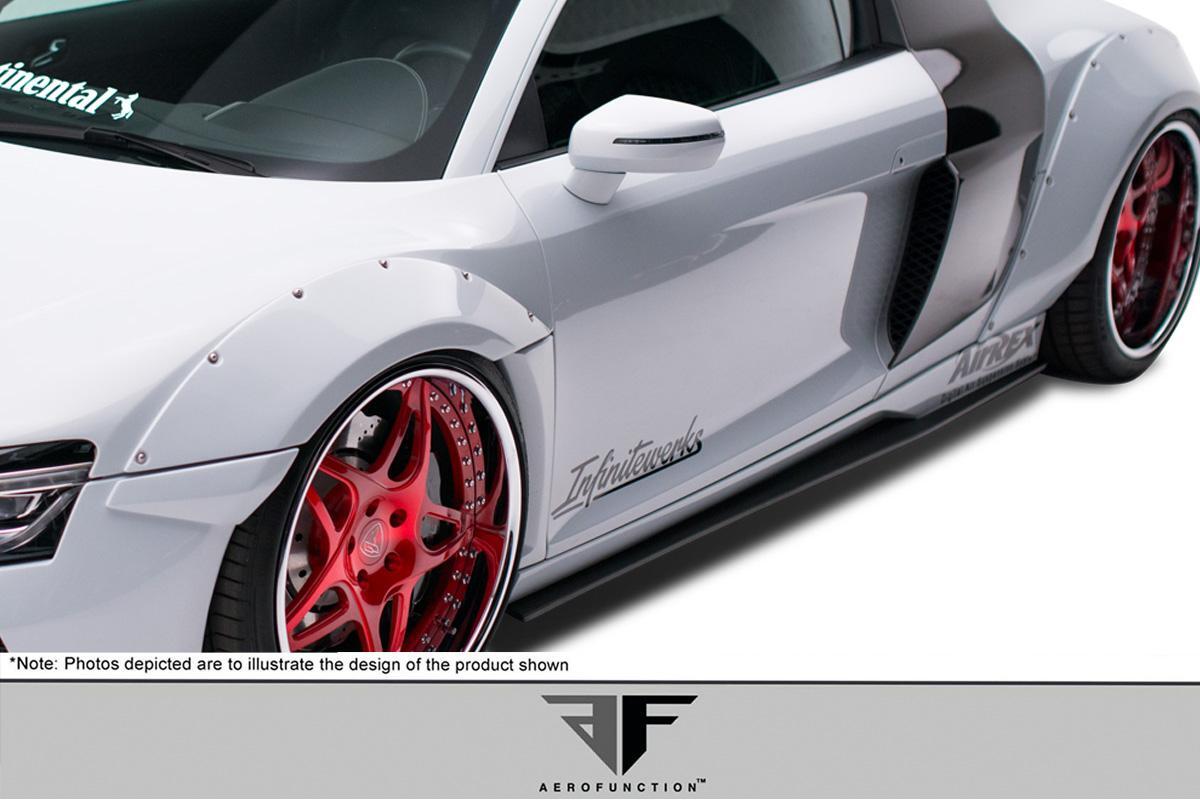 2008-2015 Audi R8 Aero Function AF Signature Series Side Skirts - Image 14