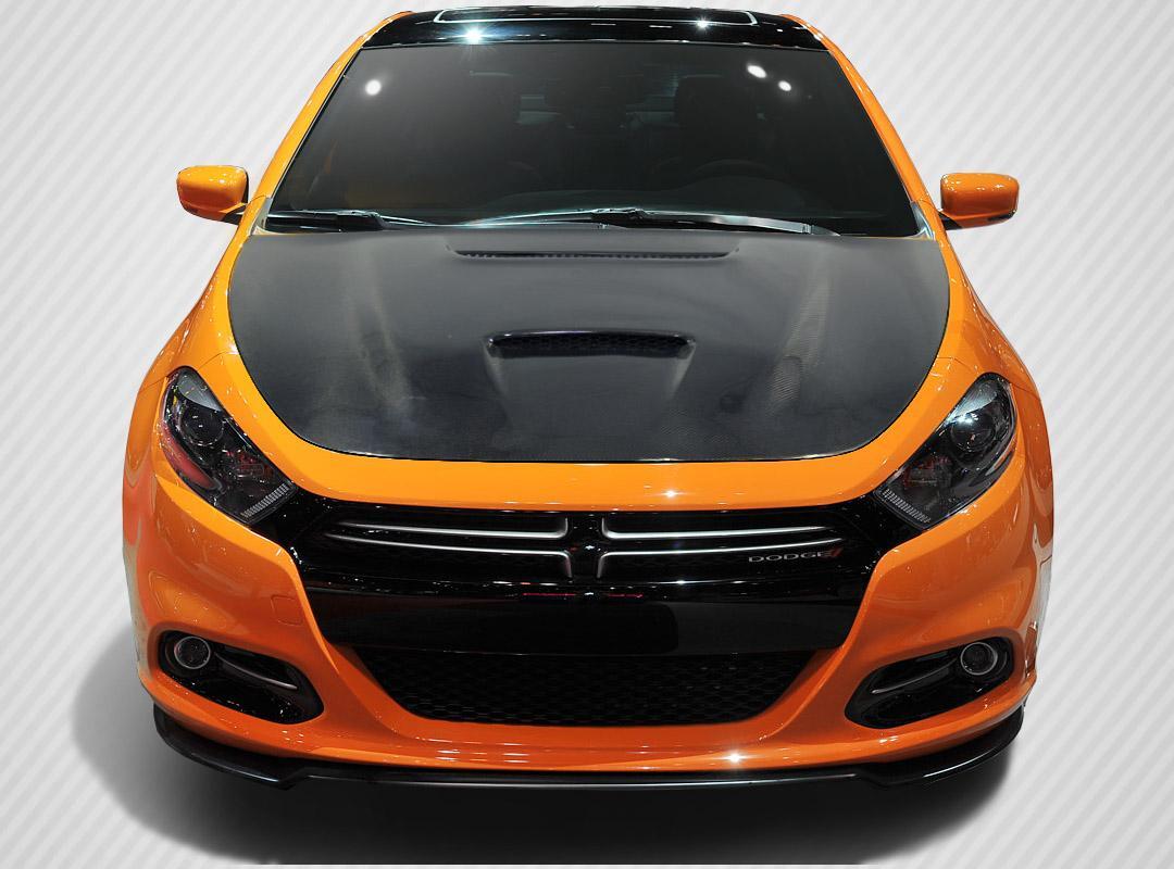 2013-2016 Dodge Dart Carbon Creations MP-R Carbon Fiber Hood - Image 1