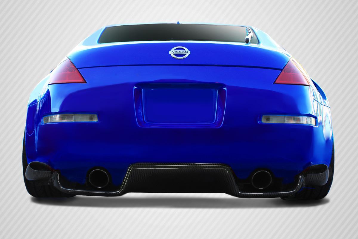 2003-2008 Nissan 350Z Carbon Creations TS-1 Carbon Fiber Rear Lip - Image 1