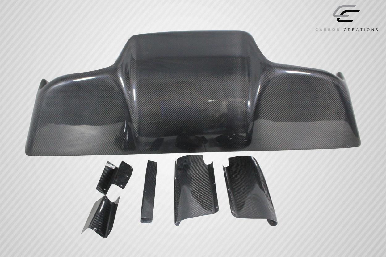 2003-2008 Nissan 350Z Carbon Creations TS-1 Carbon Fiber Rear Lip - Image 6