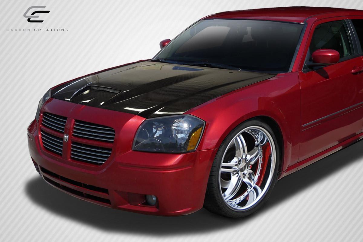 2005-2007 Dodge Magnum Carbon Creations SRT Carbon Fiber Hood - Image 2