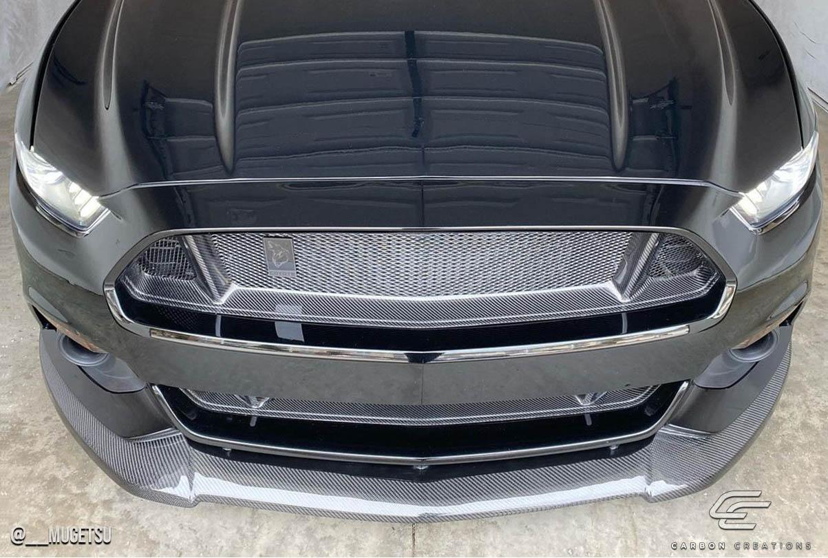 2015-2017 Ford Mustang Carbon Creations CVX Carbon Fiber Front Lip - Image 3