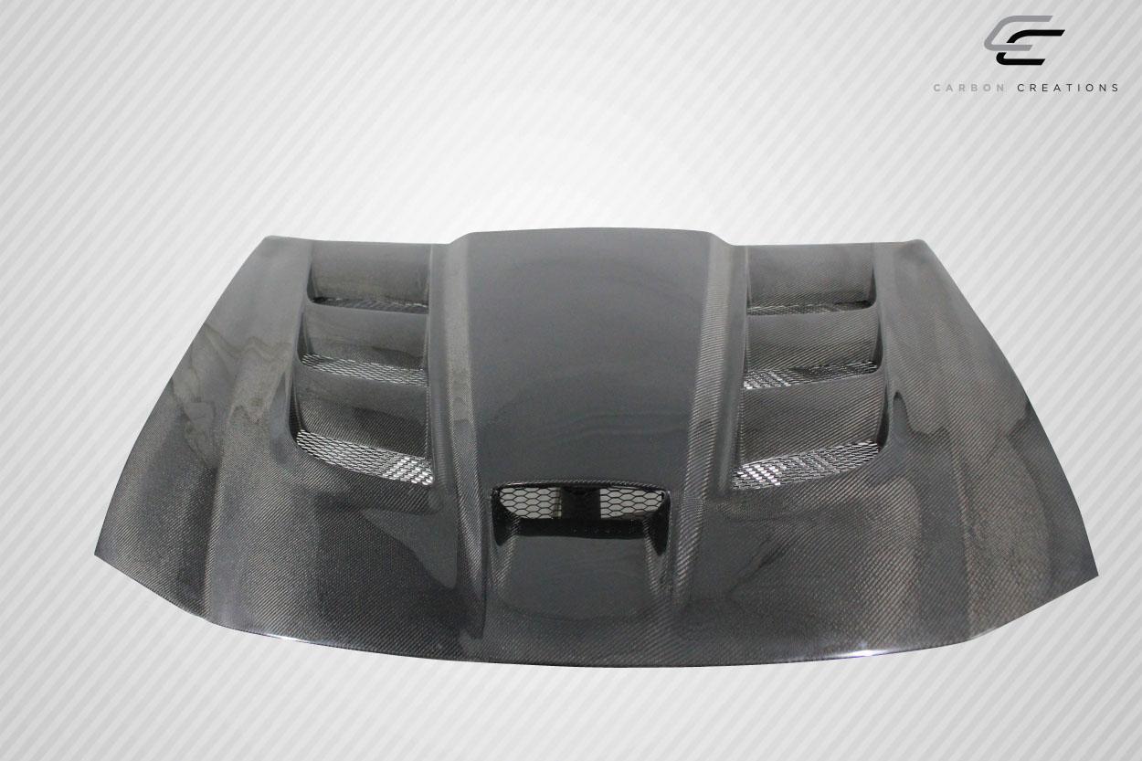 2006-2010 Dodge Charger Carbon Creations Viper Look Carbon Fiber Hood - Image 3
