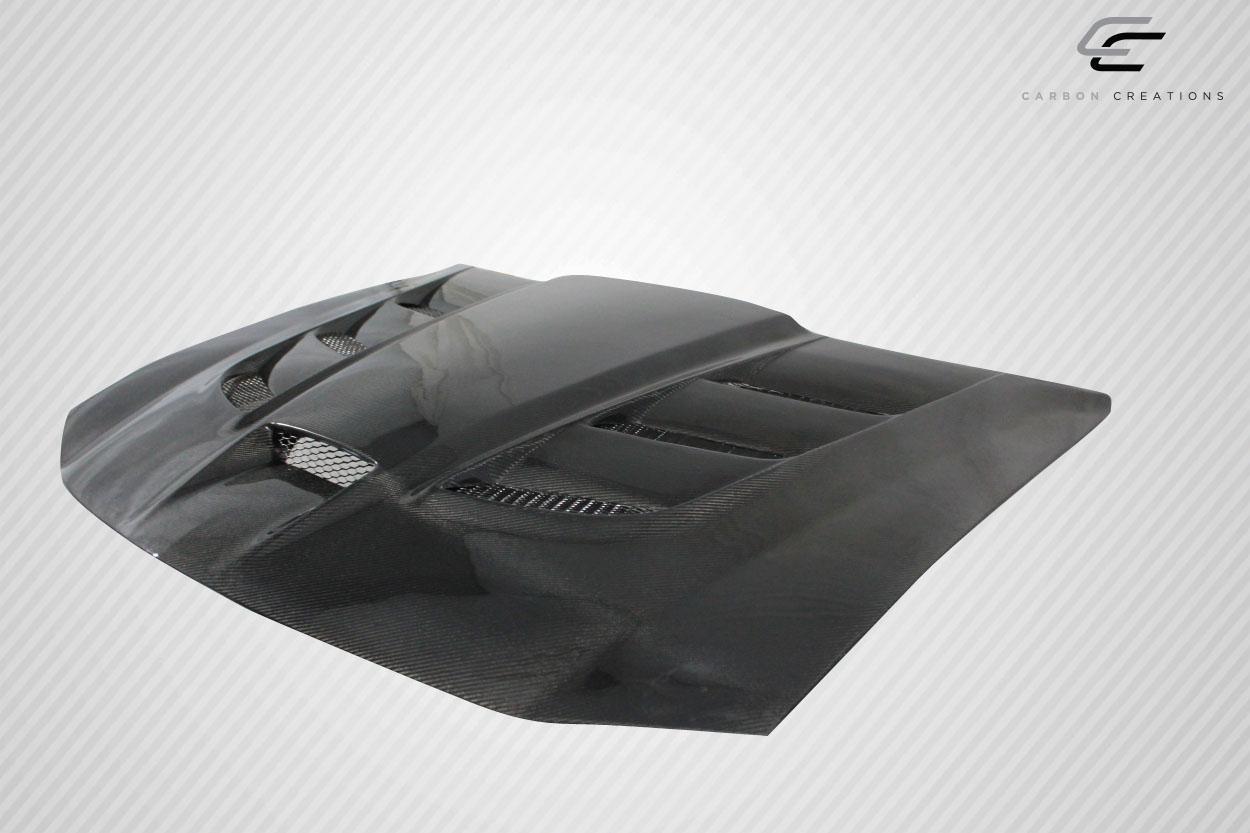 2006-2010 Dodge Charger Carbon Creations Viper Look Carbon Fiber Hood - Image 4