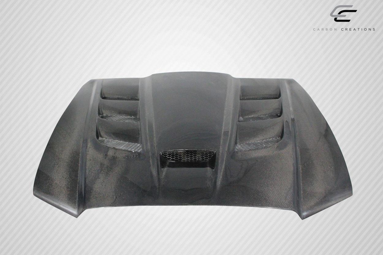 2011-2014 Dodge Charger Carbon Creations Viper Look Carbon Fiber Hood - Image 3