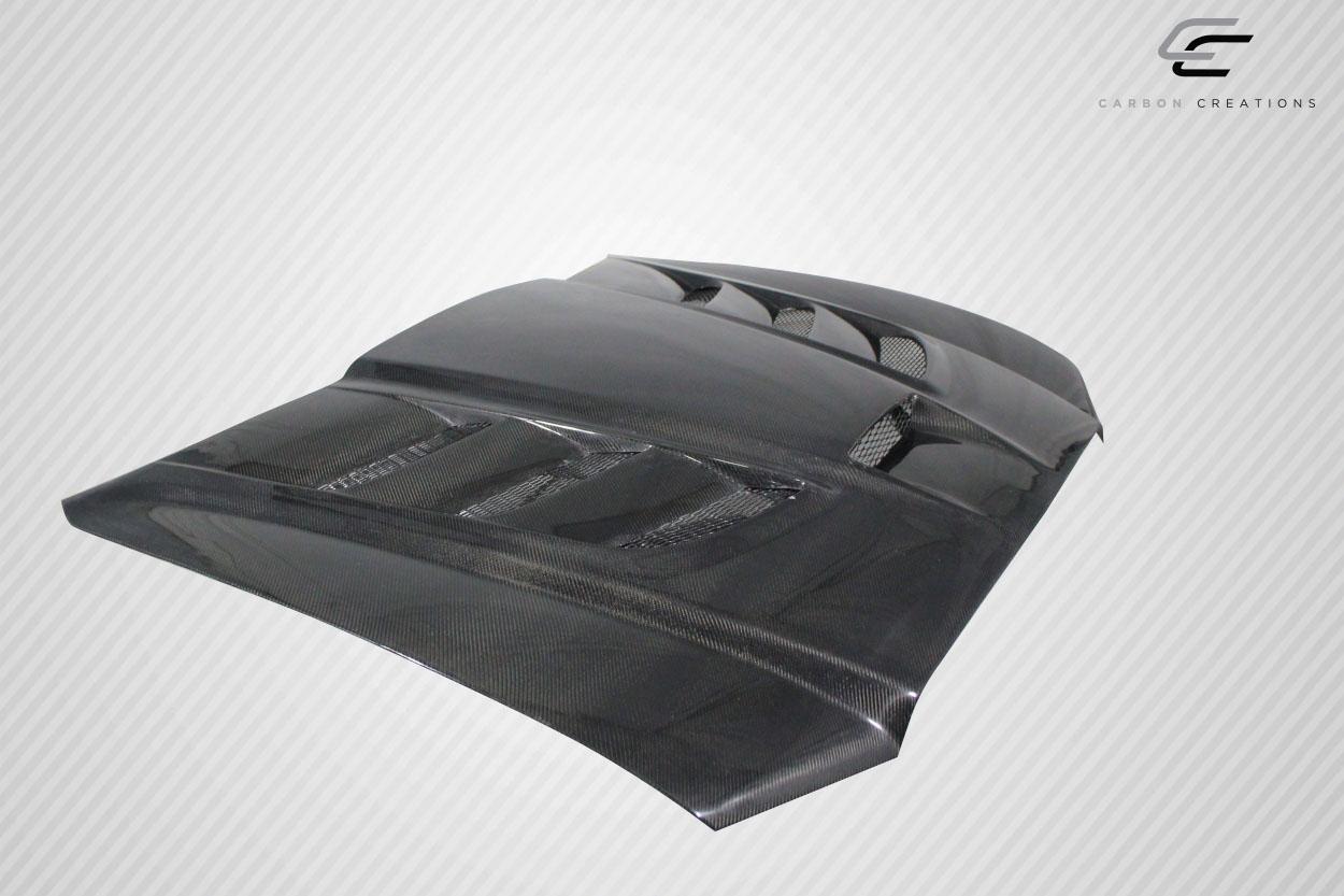 2011-2014 Dodge Charger Carbon Creations Viper Look Carbon Fiber Hood - Image 4