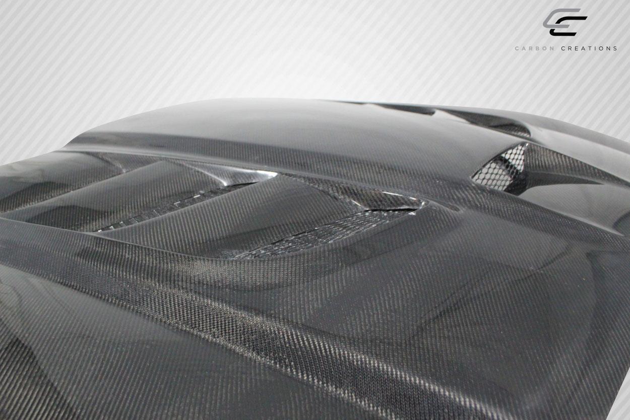 2011-2014 Dodge Charger Carbon Creations Viper Look Carbon Fiber Hood - Image 5