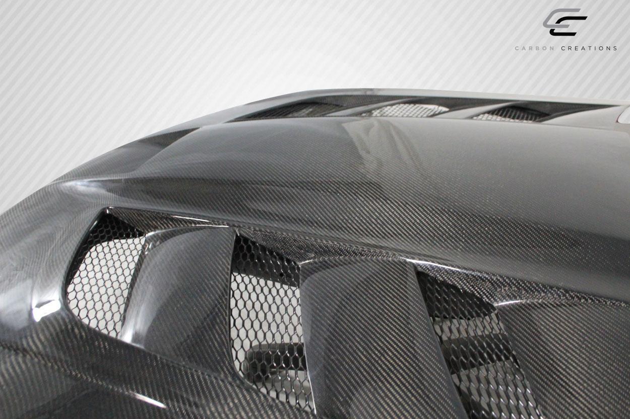2005-2010 Jeep Grand Cherokee Carbon Creations Viper Look Carbon Fiber Hood - Image 7