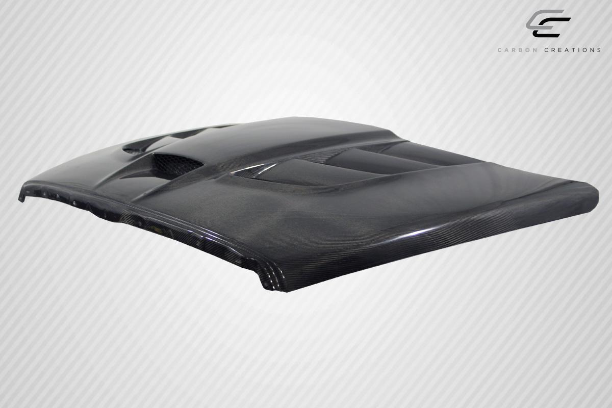 2002-2008 Dodge Ram Carbon Creations Viper Look Carbon Fiber Hood - Image 5